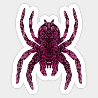 Cross Hatching Tarantula V17 Sticker